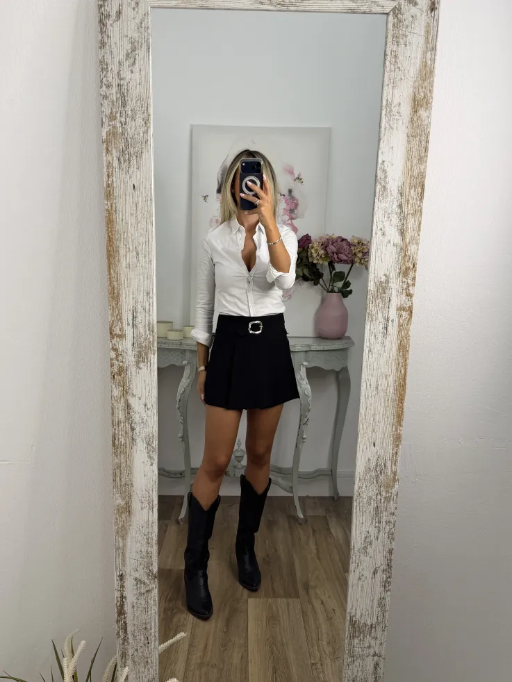Falda pantalón Nuria negra