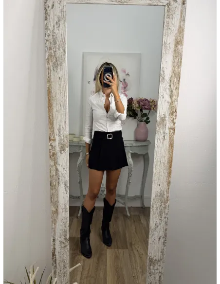 Falda pantalón Nuria negra