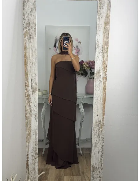 Vestido Camiele choco