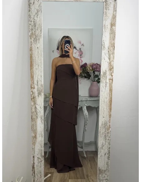 Vestido Camiele choco