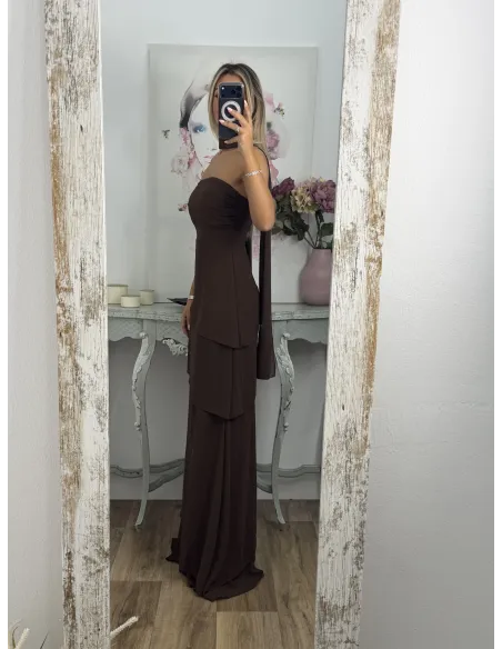 Vestido Camiele choco