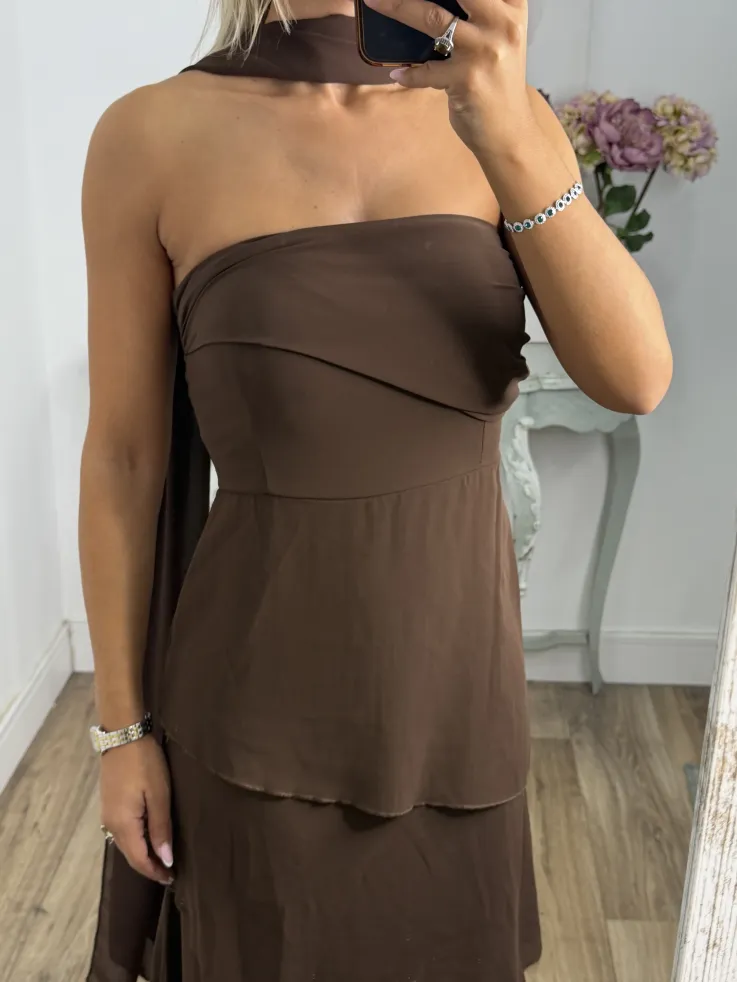 Vestido Camiele choco