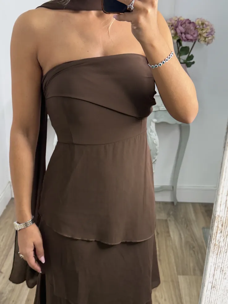 Vestido Camiele choco