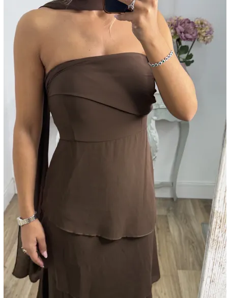 Vestido Camiele choco