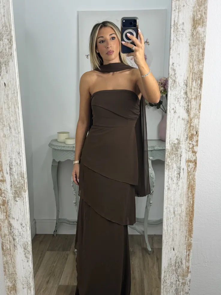 Vestido Camiele choco