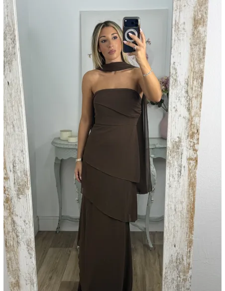 Vestido Camiele choco
