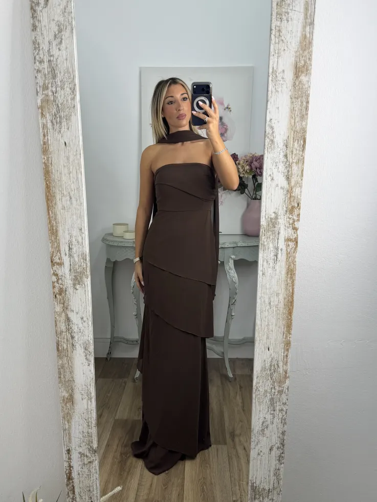 Vestido Camiele choco