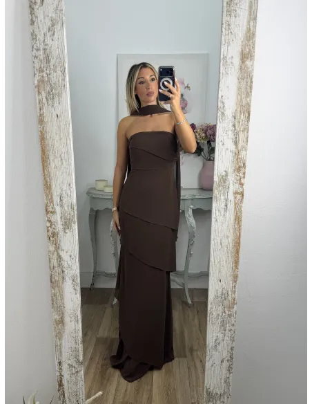 Vestido Camiele choco