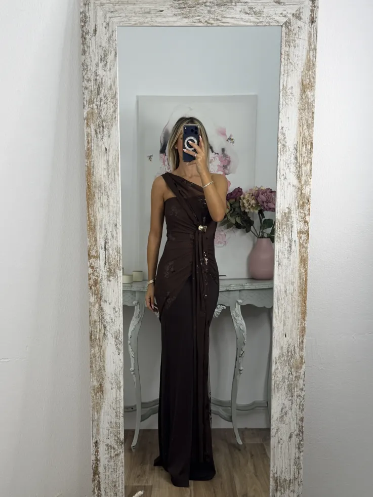 Vestido Margot choco