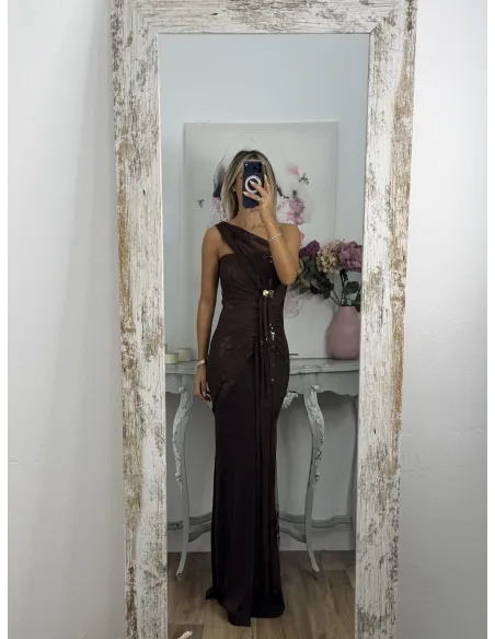 Vestido Margot choco