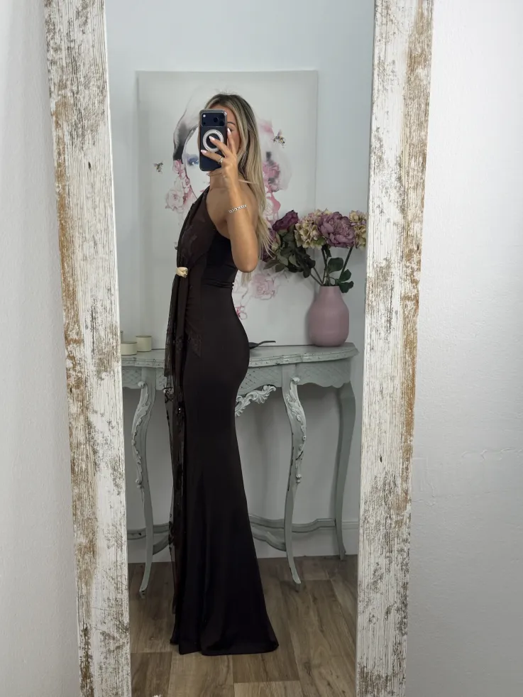 Vestido Margot choco