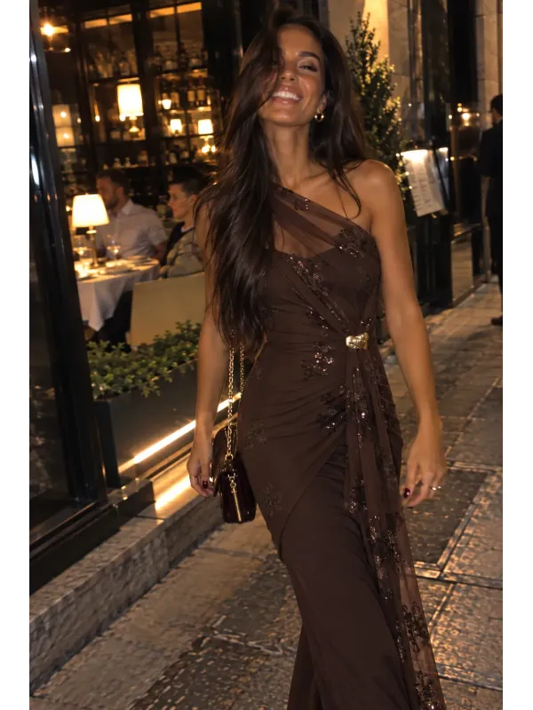 Vestido Margot choco