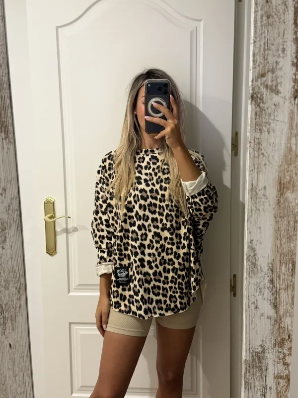 Sudadera Print parche