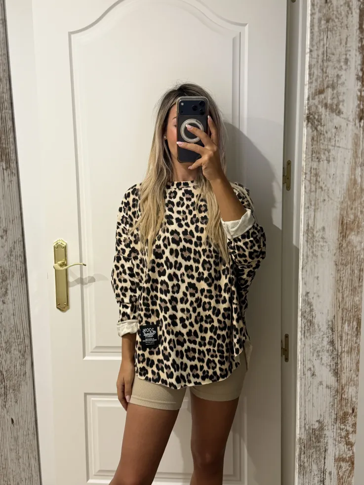 Sudadera Print parche