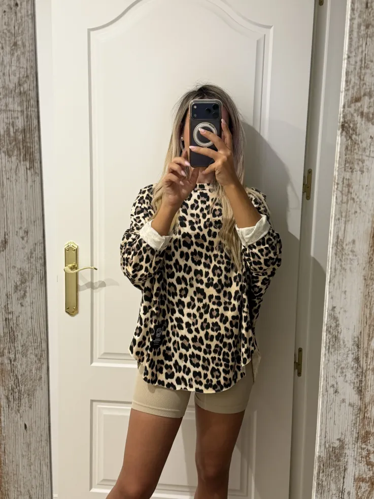 Sudadera Print parche