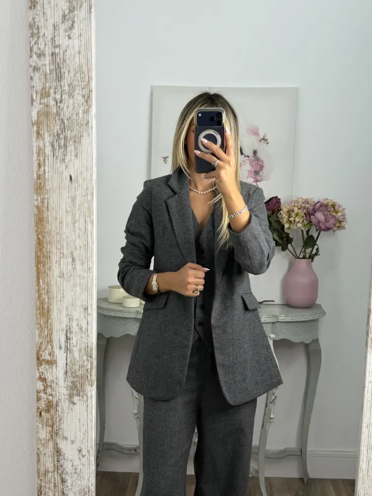 Chaqueta Florida gris