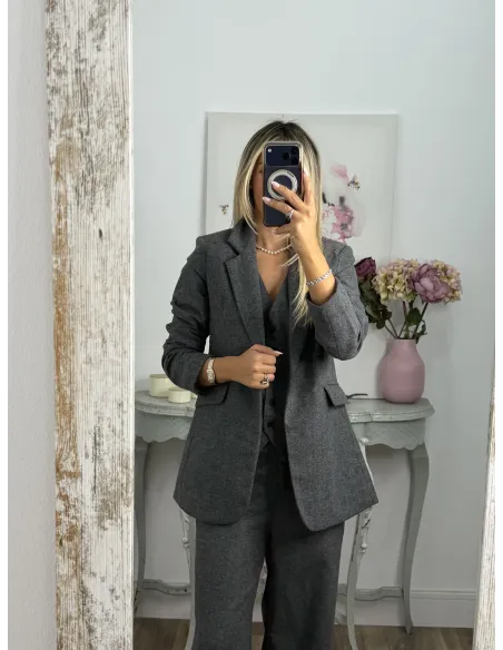 Chaqueta Florida gris