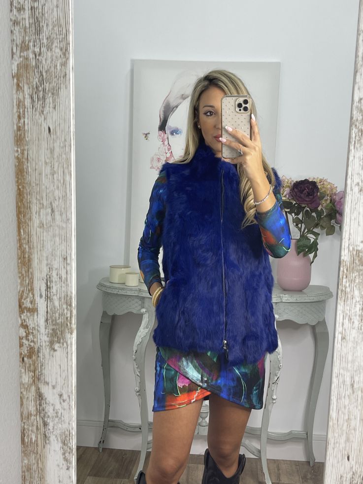 Chaleco Ankara azul
