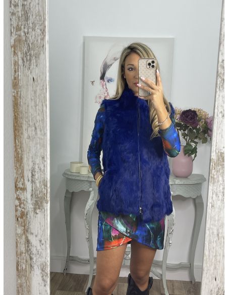 Chaleco Ankara azul