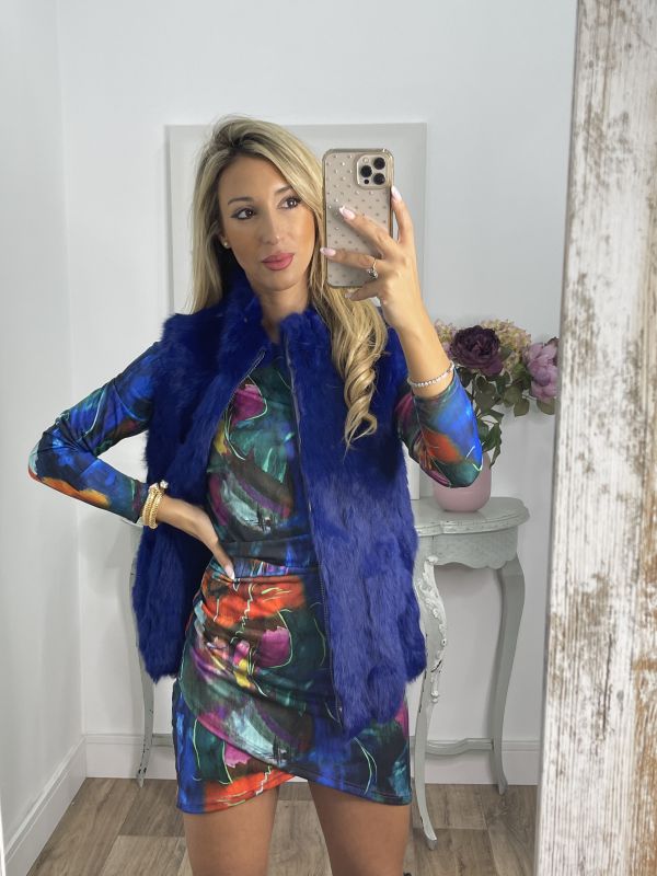Chaleco Ankara azul