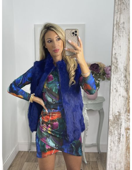 Chaleco Ankara azul