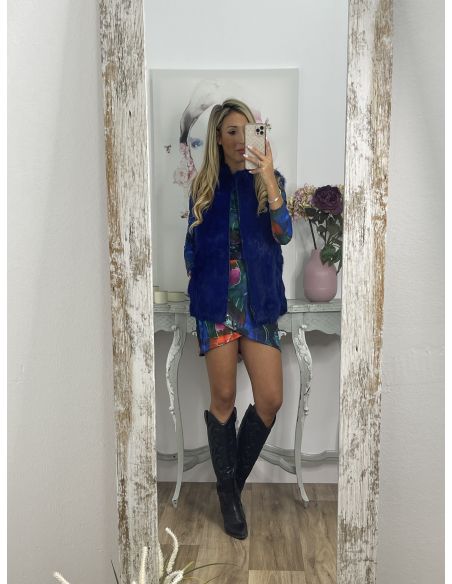 Chaleco Ankara azul