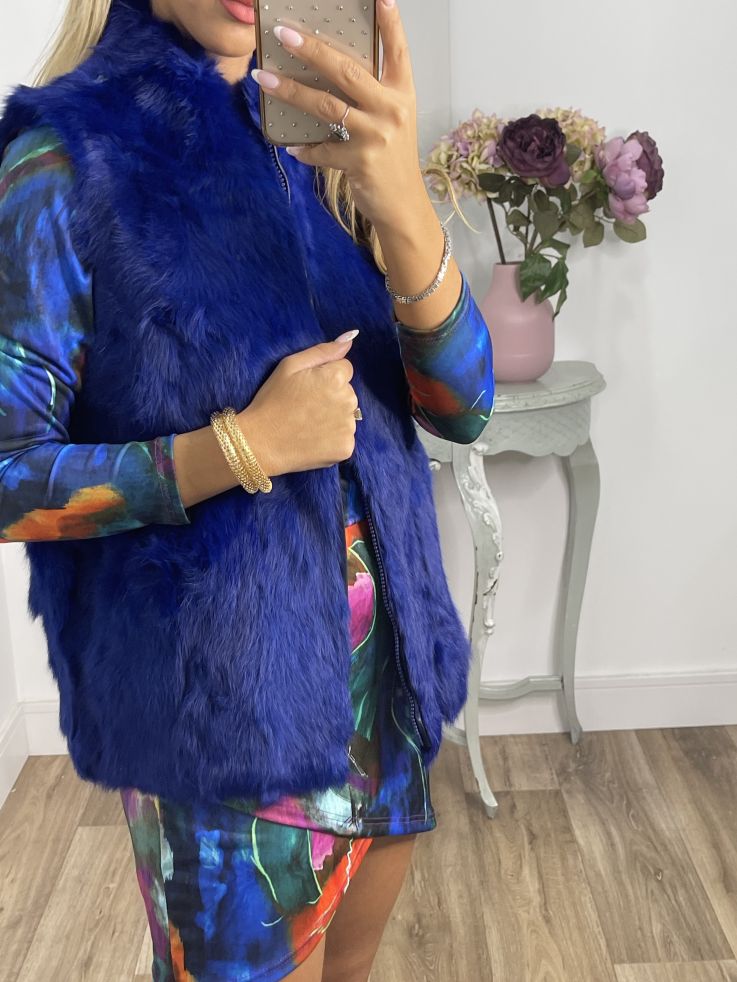 Chaleco Ankara azul