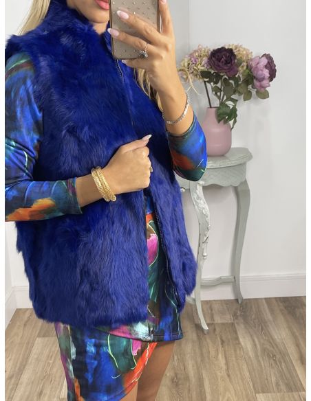Chaleco Ankara azul