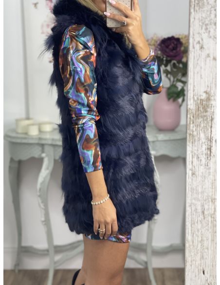 Chaleco Berta azul marino