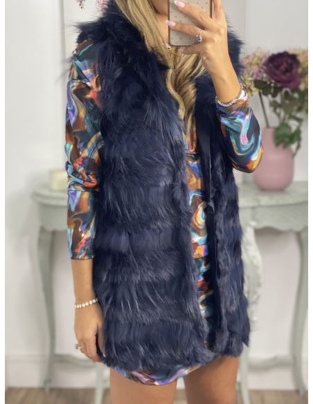 Chaleco Berta azul marino