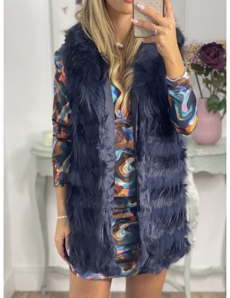 Chaleco Berta azul marino