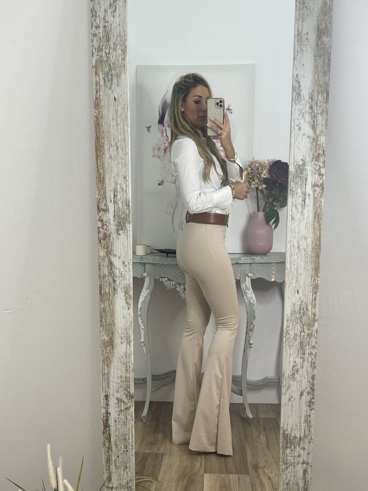 Pantalón campana largo