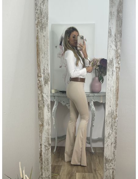 Pantalón campana largo