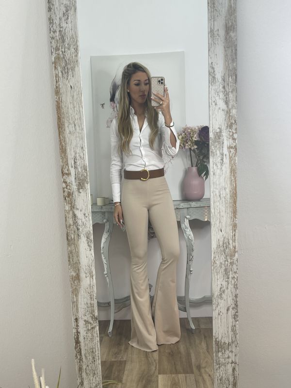 Pantalón campana largo