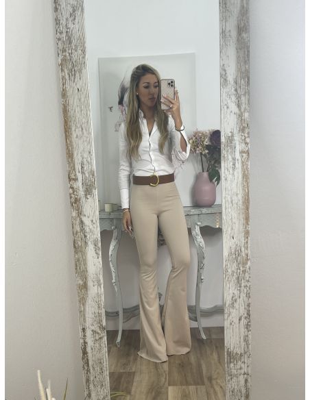 Pantalón campana largo