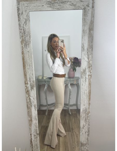 Pantalón campana largo