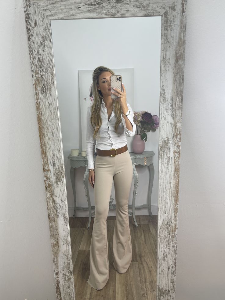 Pantalón campana largo