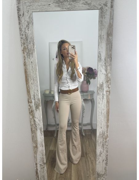 Pantalón campana largo