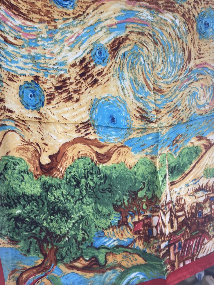 Pañuelo cuello ribete rojo