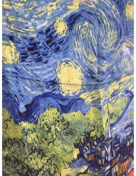 Pañuelo cuello ribete naranja