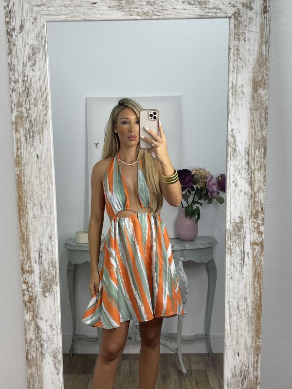 Vestido Neyla naranja