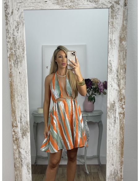 Vestido Neyla naranja