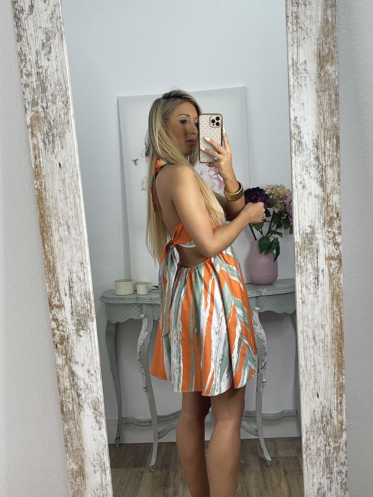 Vestido Neyla naranja