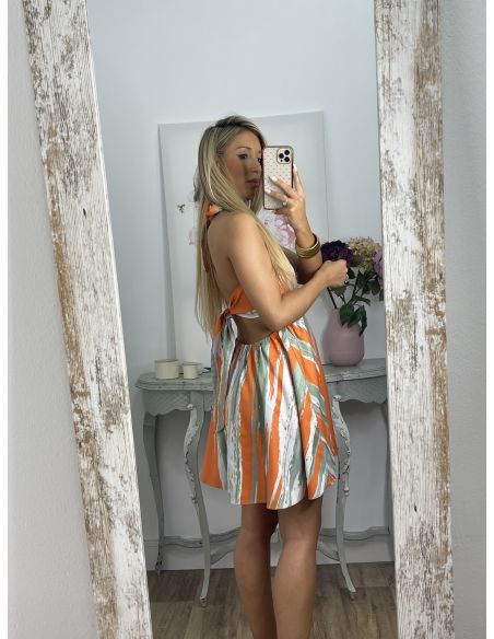 Vestido Neyla naranja