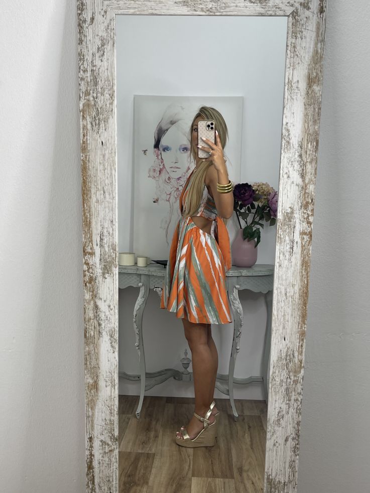 Vestido Neyla naranja