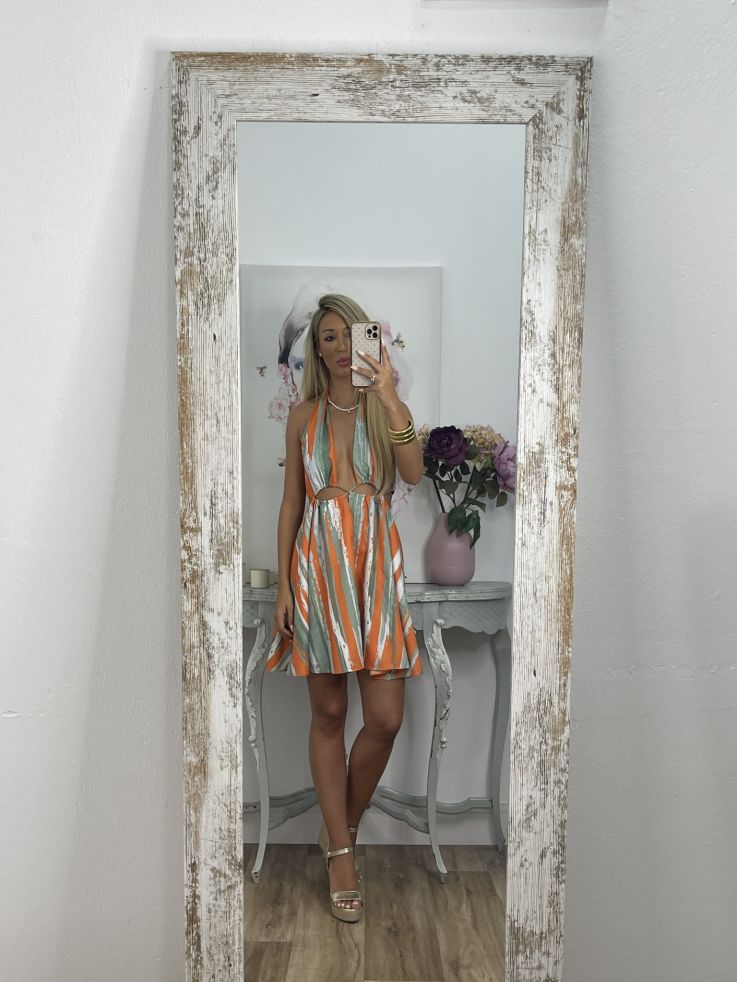 Vestido Neyla naranja