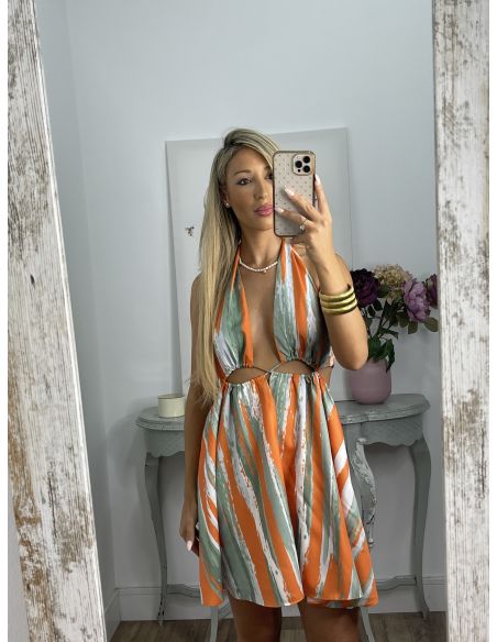 Vestido Neyla naranja
