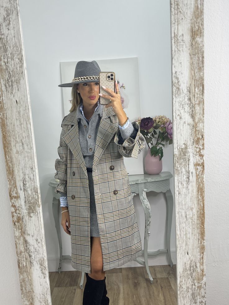 Sombrero cadena gris