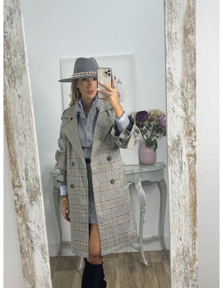 Sombrero cadena gris