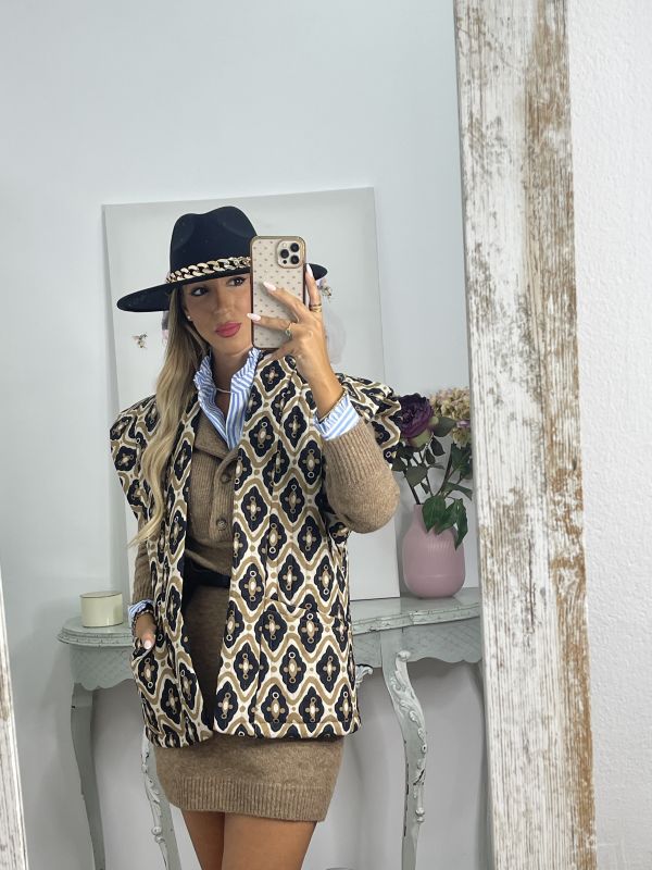 Sombrero cadena negro